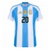 Maillot de foot Argentine Alexis Mac Allister #20 Domicile vêtements Copa America 2024 Manches Courtes